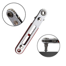 Load image into Gallery viewer, Multifunctional Bidirectional Forward and Reverse Ratchet Screwdriver Elbow Flat Head Wrench Cross Screwdriver Slotted Tool
