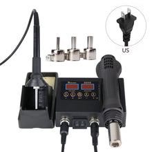 Load image into Gallery viewer, 8898 Heat Gun Electric Soldering Iron Dual Digital Display Two in One Welding Station Welding Maintenance Tool Combination