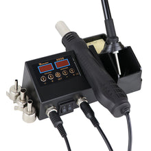 Load image into Gallery viewer, 8898 Heat Gun Electric Soldering Iron Dual Digital Display Two in One Welding Station Welding Maintenance Tool Combination