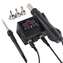 Load image into Gallery viewer, 8898 Heat Gun Electric Soldering Iron Dual Digital Display Two in One Welding Station Welding Maintenance Tool Combination