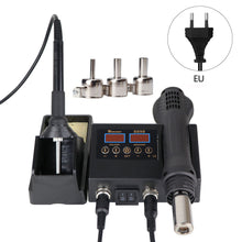 Load image into Gallery viewer, 8898 Heat Gun Electric Soldering Iron Dual Digital Display Two in One Welding Station Welding Maintenance Tool Combination