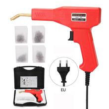 Load image into Gallery viewer, Red Plastic Welder 50W Hot Nail Gun With Nails Car Bumper Repair Kit Cracking Tool Garage Nailer PVC Machine Welding