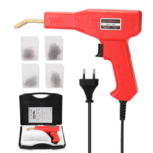 Load image into Gallery viewer, Red Plastic Welder 50W Hot Nail Gun With Nails Car Bumper Repair Kit Cracking Tool Garage Nailer PVC Machine Welding