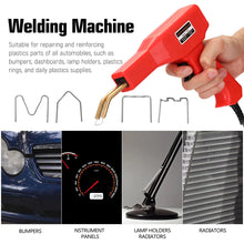 Load image into Gallery viewer, Red Plastic Welder 50W Hot Nail Gun With Nails Car Bumper Repair Kit Cracking Tool Garage Nailer PVC Machine Welding