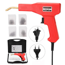 Load image into Gallery viewer, Red Plastic Welder 50W Hot Nail Gun With Nails Car Bumper Repair Kit Cracking Tool Garage Nailer PVC Machine Welding