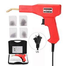 Load image into Gallery viewer, Red Plastic Welder 50W Hot Nail Gun With Nails Car Bumper Repair Kit Cracking Tool Garage Nailer PVC Machine Welding