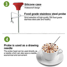 Load image into Gallery viewer, 0 to120℃ Dial Thermometer for Coffee Pot Milk Frothing Jug Professional Cafe KitchenTemperature Measuring Tools