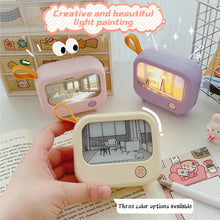 Load image into Gallery viewer, 1Pc TV Painting Night Light Led Cute Child Learning Table Lamp Room Home Decoration Atmosphere Lighting Mini Desktop Birthday Gift