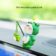 Load image into Gallery viewer, Cute Car Interior Decoration Car Mini Frog Decoration Car Supplies Center Console Ornament