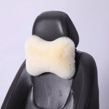 Load image into Gallery viewer, Winter Soft Plush Car Seat Neck Rest Pillow Headrest Plush Warmth Comfort Lumbar Neck Pillow Support Accessories