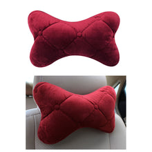 Load image into Gallery viewer, Car Headrest Neck Pillow Cotton Seat Car Neckrest Support Breathable Fabric Cover for Winter