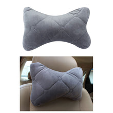 Load image into Gallery viewer, Car Headrest Neck Pillow Cotton Seat Car Neckrest Support Breathable Fabric Cover for Winter