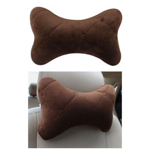Load image into Gallery viewer, Car Headrest Neck Pillow Cotton Seat Car Neckrest Support Breathable Fabric Cover for Winter