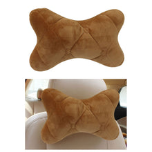 Load image into Gallery viewer, Car Headrest Neck Pillow Cotton Seat Car Neckrest Support Breathable Fabric Cover for Winter