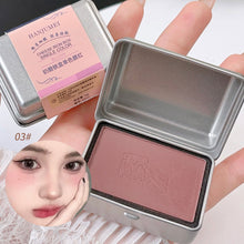 Load image into Gallery viewer, Peninsula Iron Box Powder Blusher Matte Powder Blush Waterproof Long-lasting Natural Stereoscopic Blusher Palette Face Makeup Cosmetics