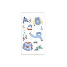 Load image into Gallery viewer, Christmas Snowflake Children's Cartoon Tattoo Sticker Simulated Tattoos Sticker Creative Snowman Women Men Tattoo Stickers