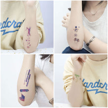Load image into Gallery viewer, Christmas Snowflake Children's Cartoon Tattoo Sticker Simulated Tattoos Sticker Creative Snowman Women Men Tattoo Stickers