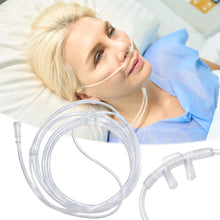 Load image into Gallery viewer, Disposable Plastic Oxygen Tube Nasal Cannula Oxygen Tube Independent Packing Medical Care Machine Breathing Cannula