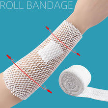 Load image into Gallery viewer, Mesh Type Elastic Bandage Soft Rebound Breathable Bandage Cylindrical Elastic Stretch Finger Joint Bandage Fixed Mesh Cover