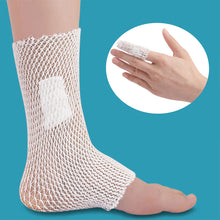 Load image into Gallery viewer, Mesh Type Elastic Bandage Soft Rebound Breathable Bandage Cylindrical Elastic Stretch Finger Joint Bandage Fixed Mesh Cover