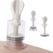 Load image into Gallery viewer, Vacuum Twist Rotary Cupping Nipple Enlargement NO-Pump Suction Enlarger Health Care Body Cups Back Gua Sha Ventosas Suction Cup
