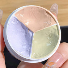 Load image into Gallery viewer, 3-Color Concealer Palette Foundation Cream Full Coverage Suit for All Skin Face Makeup Cover Dark Circles Acne Pores Cream