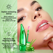 Load image into Gallery viewer, Long Lasting Natural Aloe Lipstick Lip Tint Aloe Vera Lip Gloss Warm and Color Changing Lip Gloss Winter Moisturizing Lip Oil