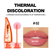 Load image into Gallery viewer, Pearlescent Glassy Lip Oil Changing Lip Gloss Natural Pink Moisturizing Color Lip Balm Reduce Lip Lines Jelly Plump Lips Care