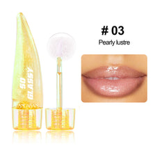 Load image into Gallery viewer, Pearlescent Glassy Lip Oil Changing Lip Gloss Natural Pink Moisturizing Color Lip Balm Reduce Lip Lines Jelly Plump Lips Care