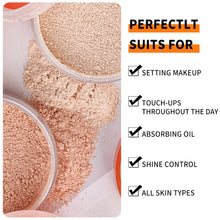 Load image into Gallery viewer, Professional Matte Loose Powder Makeup Face Styling Powder Invisible Pores Oil Control Makeup Translucent Brightening Loose Powder