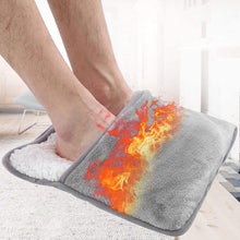 Load image into Gallery viewer, Super Soft Winter Warm Electric Foot Warmer Heater USB Plug-in Power Saving Warm Foot Cover Feet Heating Pads for Home Office