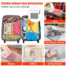 Load image into Gallery viewer, Super Soft Winter Warm Electric Foot Warmer Heater USB Plug-in Power Saving Warm Foot Cover Feet Heating Pads for Home Office