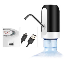 Load image into Gallery viewer, Automatic Electric Water Gallon Pump Drink Dispenser Electric Magic Tap Water Bottle Pump USB Desktop Rechargeable Water Pump