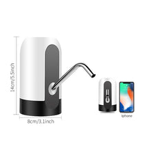 Load image into Gallery viewer, Automatic Electric Water Gallon Pump Drink Dispenser Electric Magic Tap Water Bottle Pump USB Desktop Rechargeable Water Pump