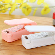 Load image into Gallery viewer, Mini Heat Bag Sealing Machine Package Sealer Bags Thermal Plastic Food Bag Closure Portable Sealer Packing Kitchen Accessories