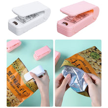 Load image into Gallery viewer, Mini Heat Bag Sealing Machine Package Sealer Bags Thermal Plastic Food Bag Closure Portable Sealer Packing Kitchen Accessories