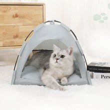 Load image into Gallery viewer, Pet Tent Bed Cats House Supplies Products Accessories Warm Cushions Furniture Sofa Basket Beds Winter Clamshell Kitten Tents Cat