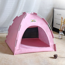 Load image into Gallery viewer, Pet Tent Bed Cats House Supplies Products Accessories Warm Cushions Furniture Sofa Basket Beds Winter Clamshell Kitten Tents Cat