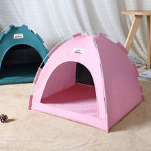 Load image into Gallery viewer, Pet Tent Bed Cats House Supplies Products Accessories Warm Cushions Furniture Sofa Basket Beds Winter Clamshell Kitten Tents Cat