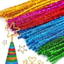 Load image into Gallery viewer, 100pcs Chenille Stem Pipe Kids DIY Creative Toys Chenille Sticks Cleaners Kindergarten Educational Handmade Material Plush Strips