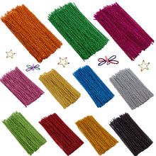 Load image into Gallery viewer, 100pcs Chenille Stem Pipe Kids DIY Creative Toys Chenille Sticks Cleaners Kindergarten Educational Handmade Material Plush Strips