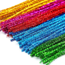 Load image into Gallery viewer, 100pcs Chenille Stem Pipe Kids DIY Creative Toys Chenille Sticks Cleaners Kindergarten Educational Handmade Material Plush Strips