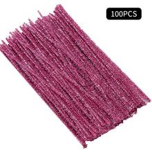 Load image into Gallery viewer, 100pcs Chenille Stem Pipe Kids DIY Creative Toys Chenille Sticks Cleaners Kindergarten Educational Handmade Material Plush Strips