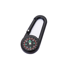 Load image into Gallery viewer, Mixed Colour Outdoor Camping Hiking Tactical Survival Mini Compass Carabiner Children's Toy Compass Small Gift