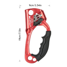 Load image into Gallery viewer, Outdoor Mountaineering Rock Climbing SRT Left Right Hand Ascender Professional Caving Device Mountaineer Handle Ascender Climbing Rope Tools