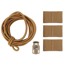 Load image into Gallery viewer, Outdoor Tactical Flag Bungee Elastic Fastener Strap Shock Cord Retention Molle Webbing Loop Cord Lock Secure Vest Attachment Fixed Strap