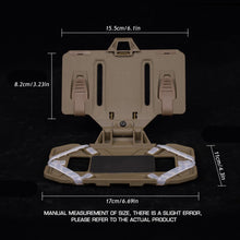 Load image into Gallery viewer, Tactical Military MOLLE Folding Navigation Board CS Airsoft Map Case Admin Panel Mobile Phone Holder for Screen Size 4.7-6.7in