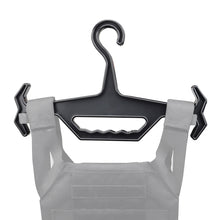 Load image into Gallery viewer, Heavy Duty Tactical Vest Hanger Body Armor Coat Hanger Rack Organizer Airsoft Helmet Military Gear Hunting Vest Accessories