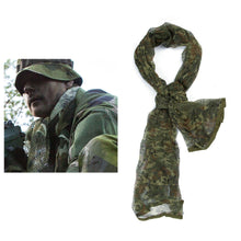 Load image into Gallery viewer, Hunting Tactical Scarf Mesh Net Scarves Military Camo Camouflage Scarfs Outdoor Sport Sniper Face Veil Wargame Camping Cycling