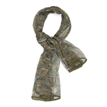 Load image into Gallery viewer, Hunting Tactical Scarf Mesh Net Scarves Military Camo Camouflage Scarfs Outdoor Sport Sniper Face Veil Wargame Camping Cycling